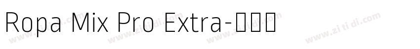 Ropa Mix Pro Extra字体转换